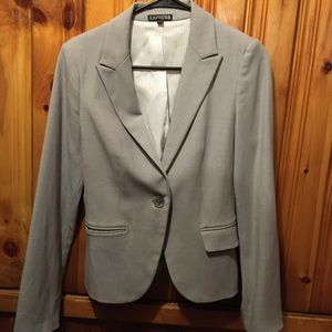 Gray blazer